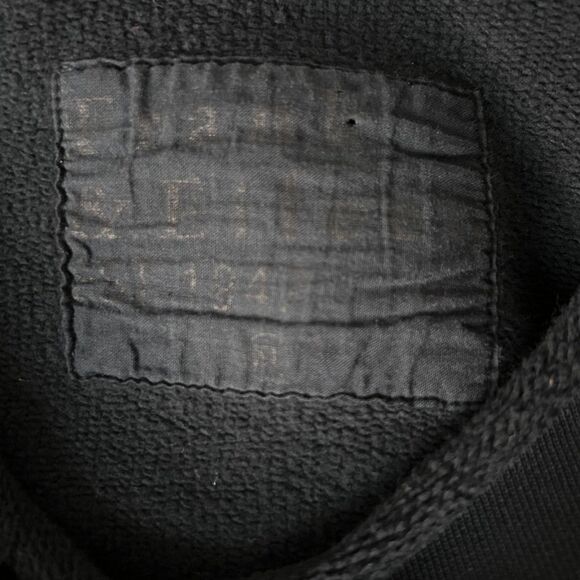 Frank & Eileen Effie Long-Sleeve Funnel Neck Capelet Navy Triple Fleece Size XL - Picture 4 of 5